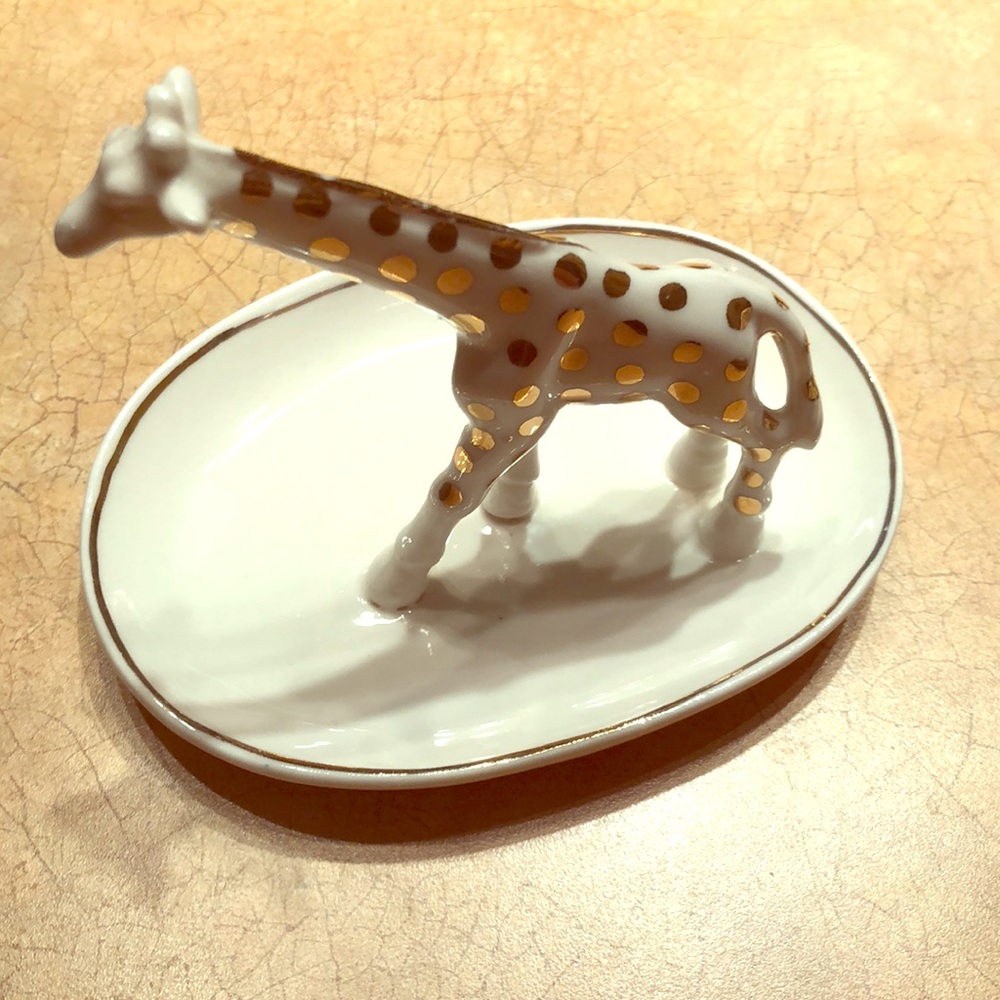 Anthropologie Giraffe Trinket Holder